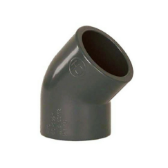 Alkūnės PVC 45° ELBOW #1